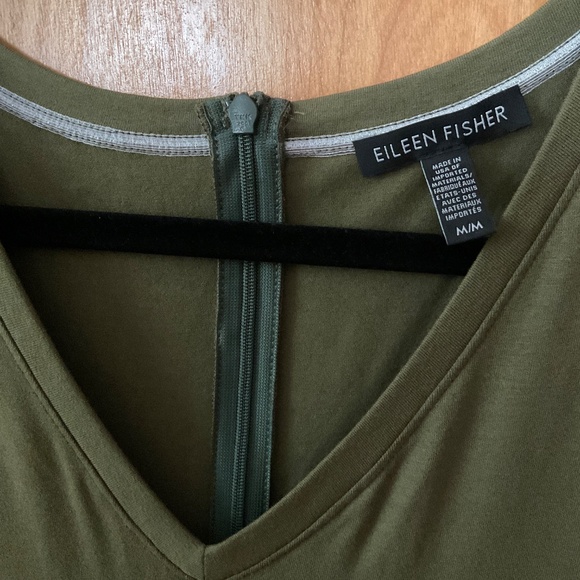 Eileen Fisher sleeveless jersey jumper size M - Picture 5 of 7